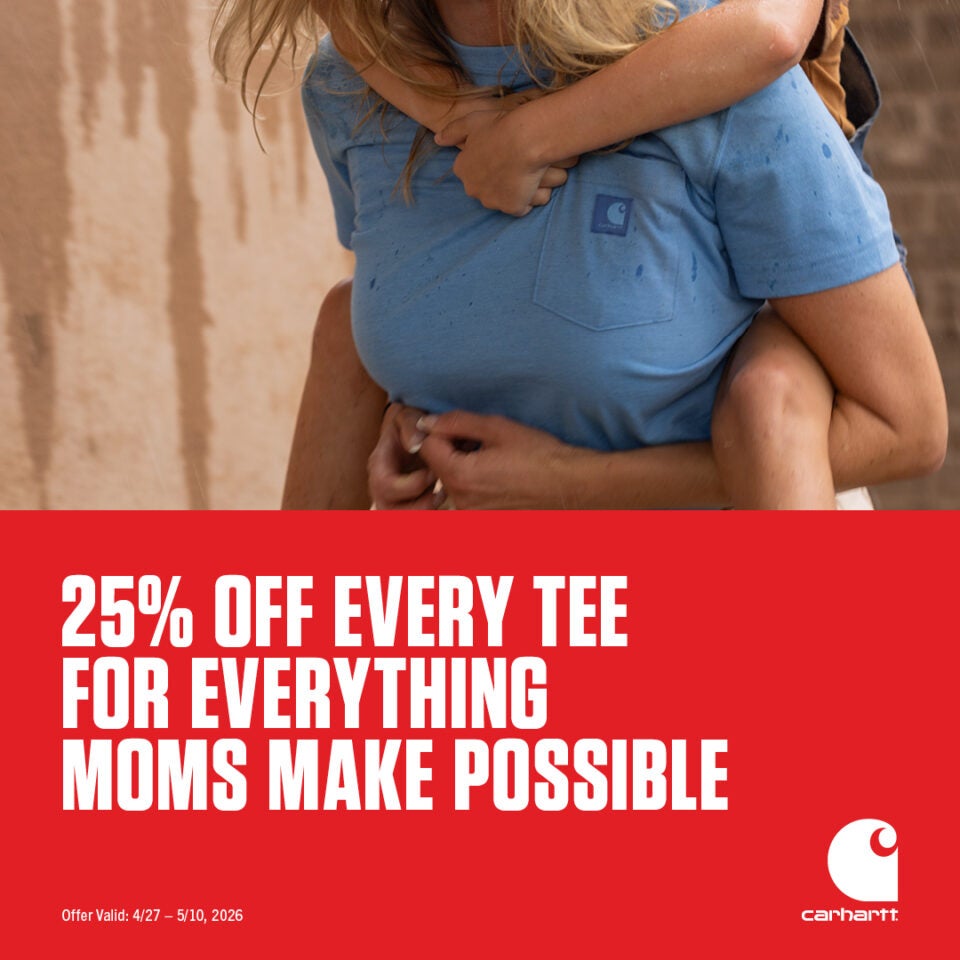 25% off every Tee for everything moms make possible
