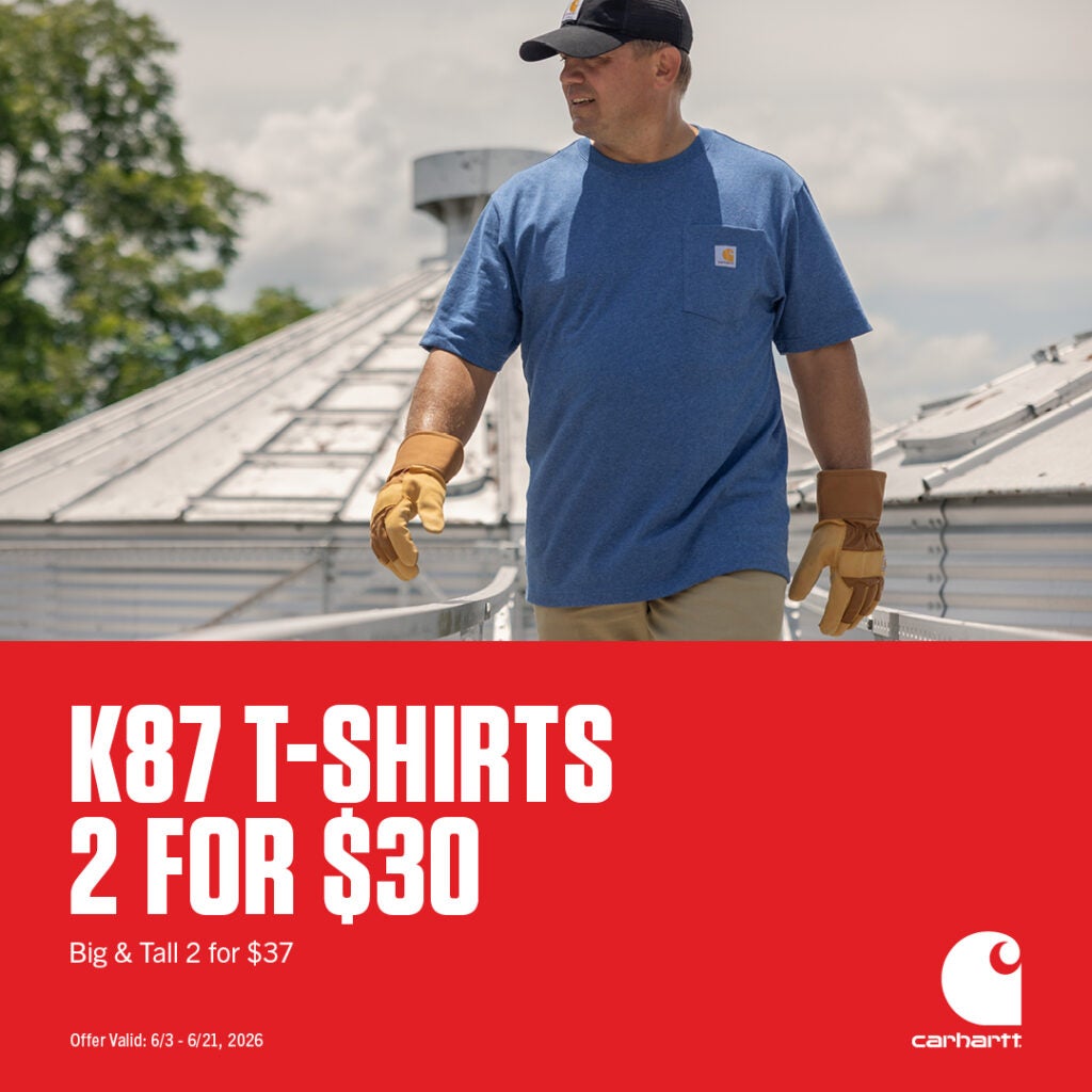 Carhartt K87 T-Shirts 2 for $30